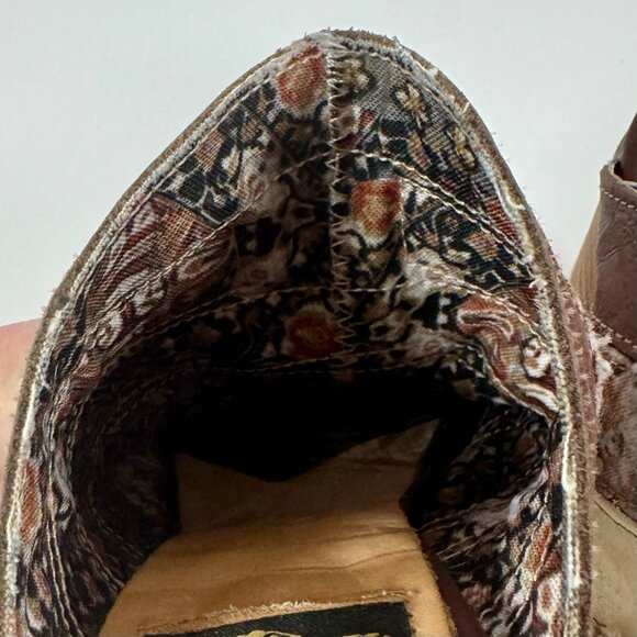 Freebird by Steven FB-BUDHA Heeled Sandals Size 6 Boho Patchwork Western Mule - Picture 12 of 16